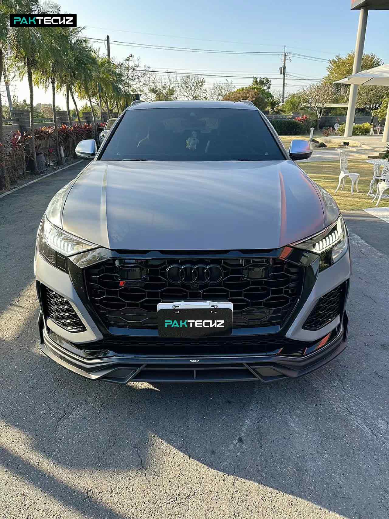 Dry Carbon Fiber Audi RSQ8 Front Lip (Paktechz Design)