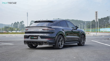 Dry Carbon Fiber Porsche Cayenne (9YA) Ducktail Rear Spoiler (Paktechz Design)