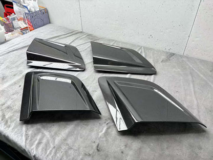 Dry Carbon Fiber Audi R8 Side Blades (Paktechz Design)