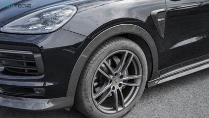 Dry Carbon Fiber Porsche Cayenne (9YA) Wheel Arches (Paktechz Design)