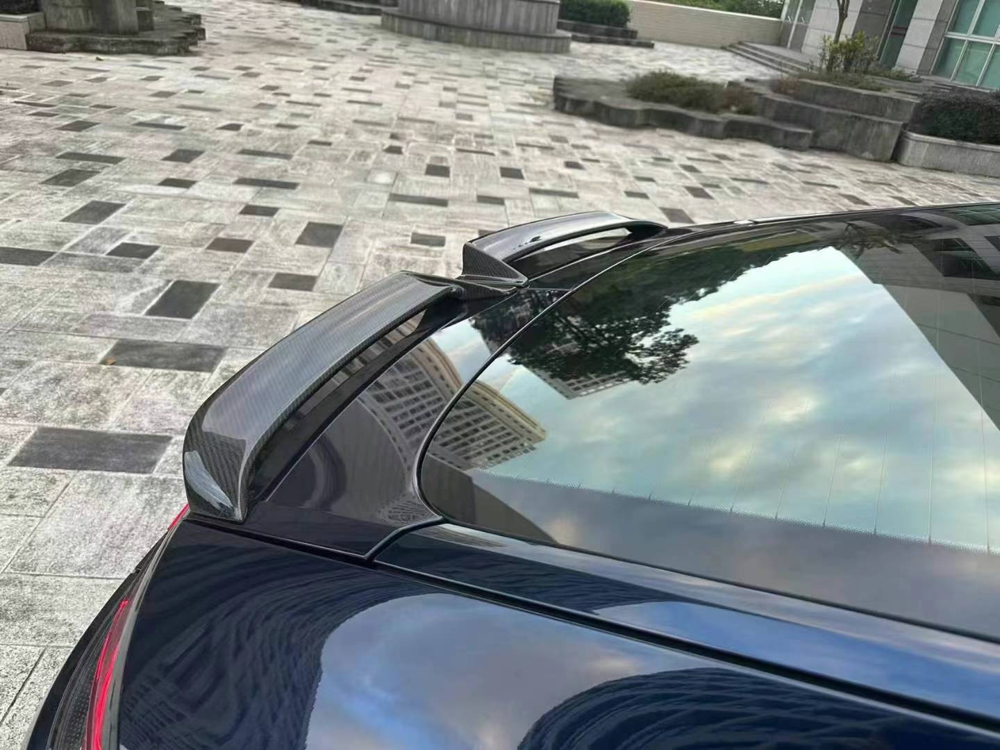 Dry Carbon Fiber Porsche Panamera (971) Rear Spoiler (Paktechz Design)