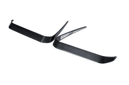 Dry Carbon Fiber BMW X6 (G06) Front Canards (Paktechz Design)