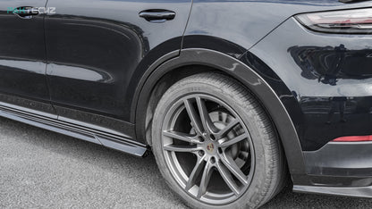 Dry Carbon Fiber Porsche Cayenne (9YA) Wheel Arches (Paktechz Design)