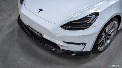 Dry Carbon Fiber Tesla Model 3 Front Lip (Paktechz Design)