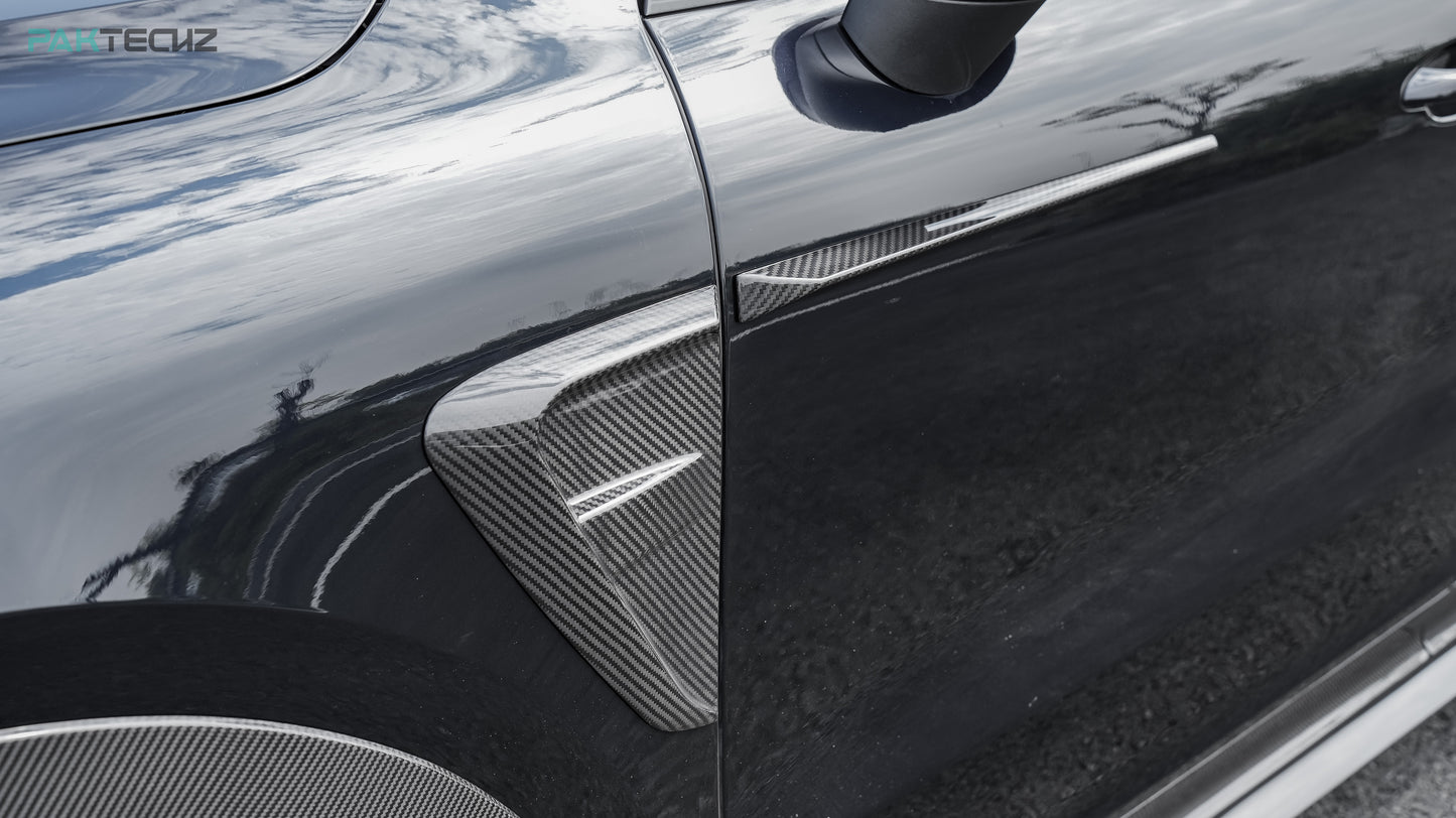 Dry Carbon Fiber Porsche Cayenne (9YA) Fender Trims (Paktechz Design)