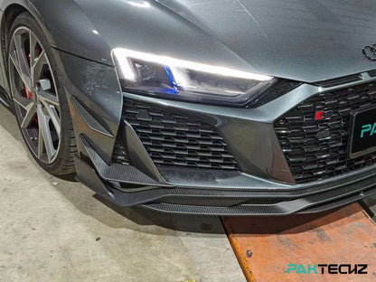 Dry Carbon Fiber Audi R8 Front Lip (Paktechz Design)