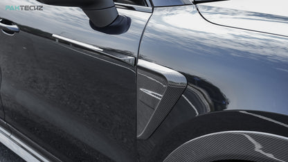 Dry Carbon Fiber Porsche Cayenne (9YA) Fender Trims (Paktechz Design)
