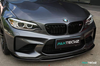 Dry Carbon Fiber BMW M2 (F87) Front Lip (Paktechz Design)