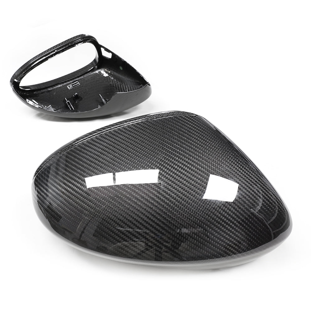 Dry Carbon Fiber Porsche Panamera (971) Mirror Caps (Paktechz Design)