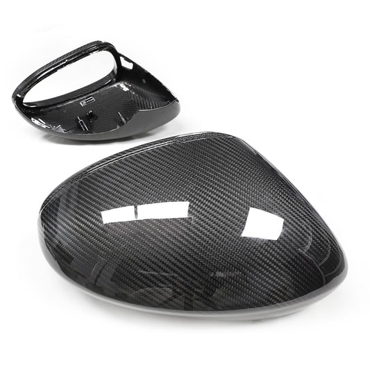 Dry Carbon Fiber Porsche Panamera (971) Mirror Caps (Paktechz Design)