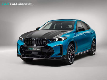 Dry Carbon Fiber BMW X6 (G06) Side Skirts (Paktechz Design)