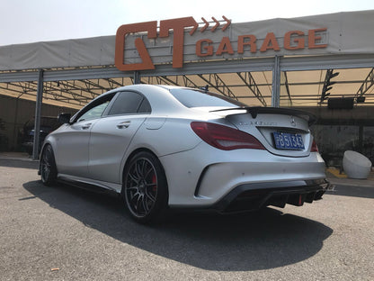 Dry Carbon Fiber Mercedes CLA-Class (W117) Side Skirts (Paktechz Design)