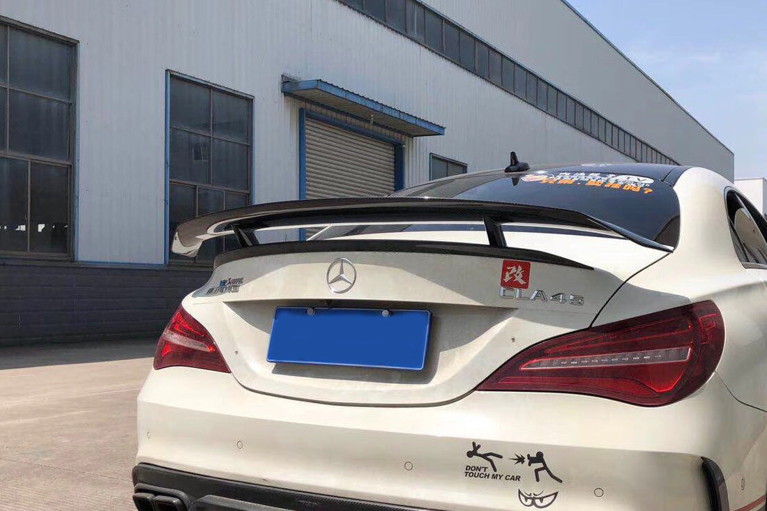 Dry Carbon Fiber Mercedes CLA-Class (W117) Rear Wing (Paktechz Design)