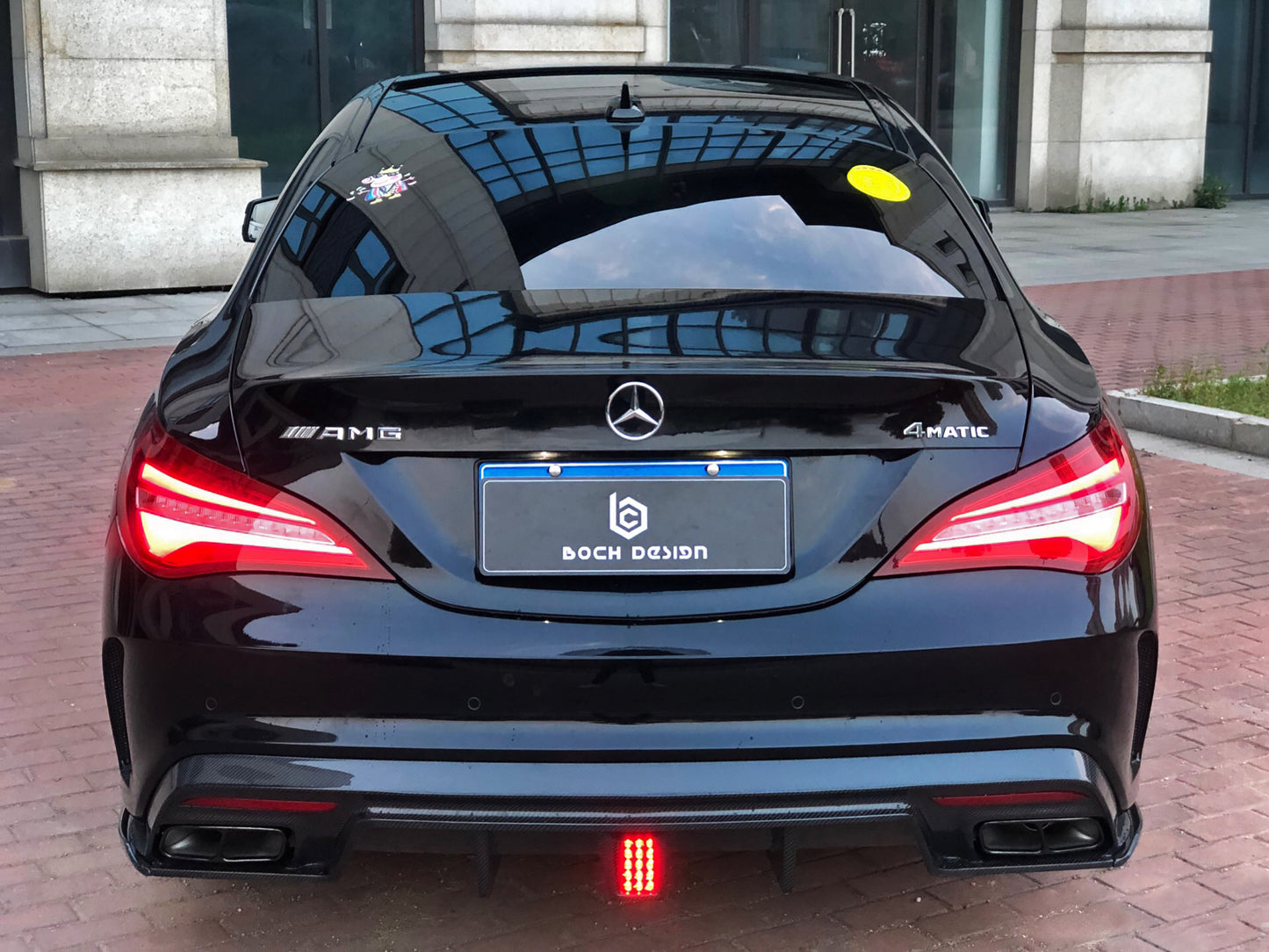 Dry Carbon Fiber Mercedes CLA-Class (W117) Rear Diffuser (Paktechz Design)