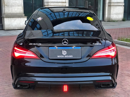 Dry Carbon Fiber Mercedes CLA-Class (W117) Rear Diffuser (Paktechz Design)