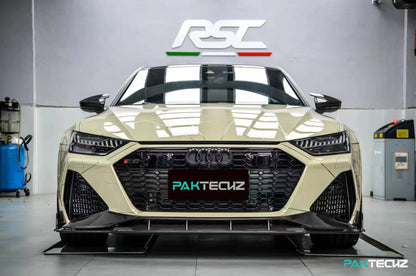 Dry Carbon Fiber Audi RS6/RS7 (C8) Front Lip (Paktechz Design)