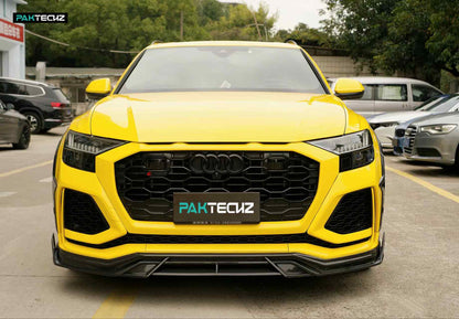 Dry Carbon Fiber Audi RSQ8 Front Lip (Paktechz Design)