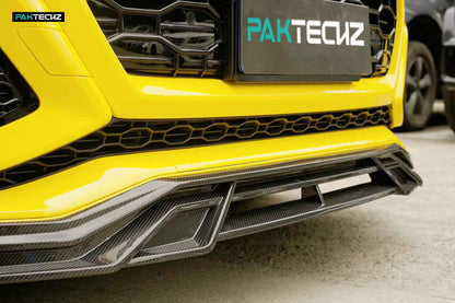 Dry Carbon Fiber Audi RSQ8 Front Lip (Paktechz Design)