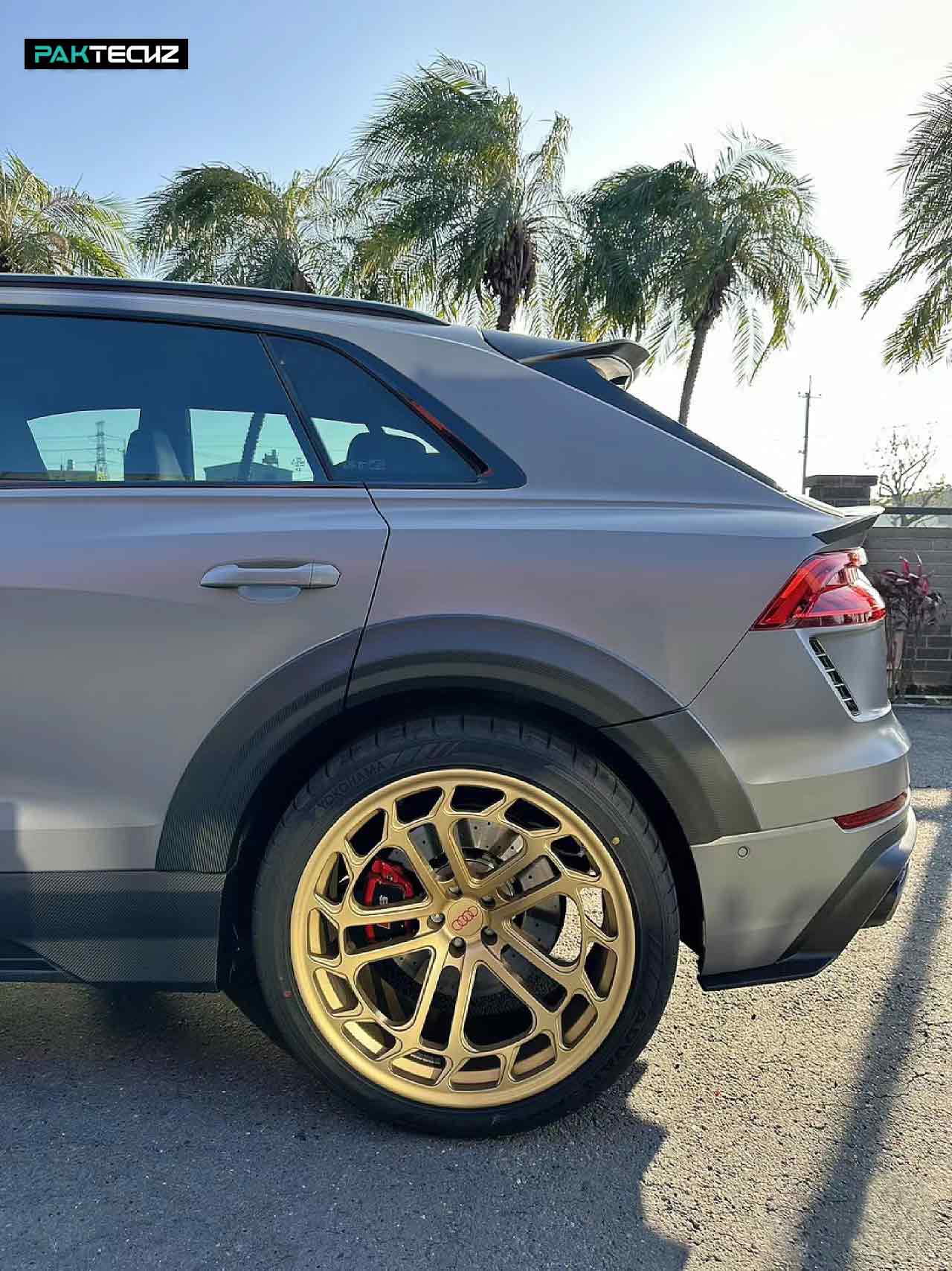 Dry Carbon Fiber Audi RSQ8 Wheel Trims (Paktechz Design)