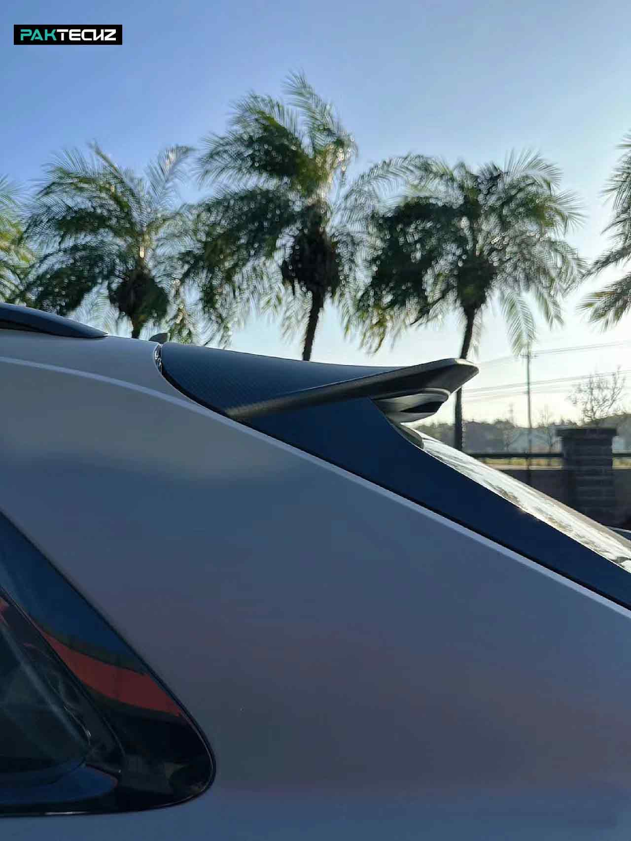 Dry Carbon Fiber Audi RSQ8 Rear Spoiler (Paktechz Design)