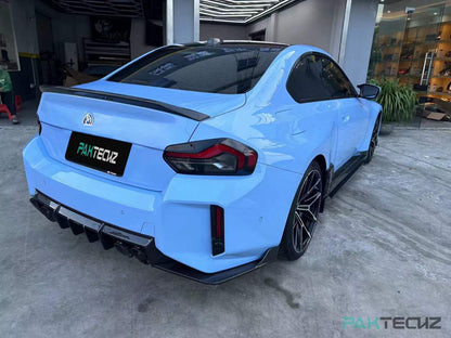 Dry Carbon Fiber BMW M2 (G87) Rear Diffuser (Paktechz Design)