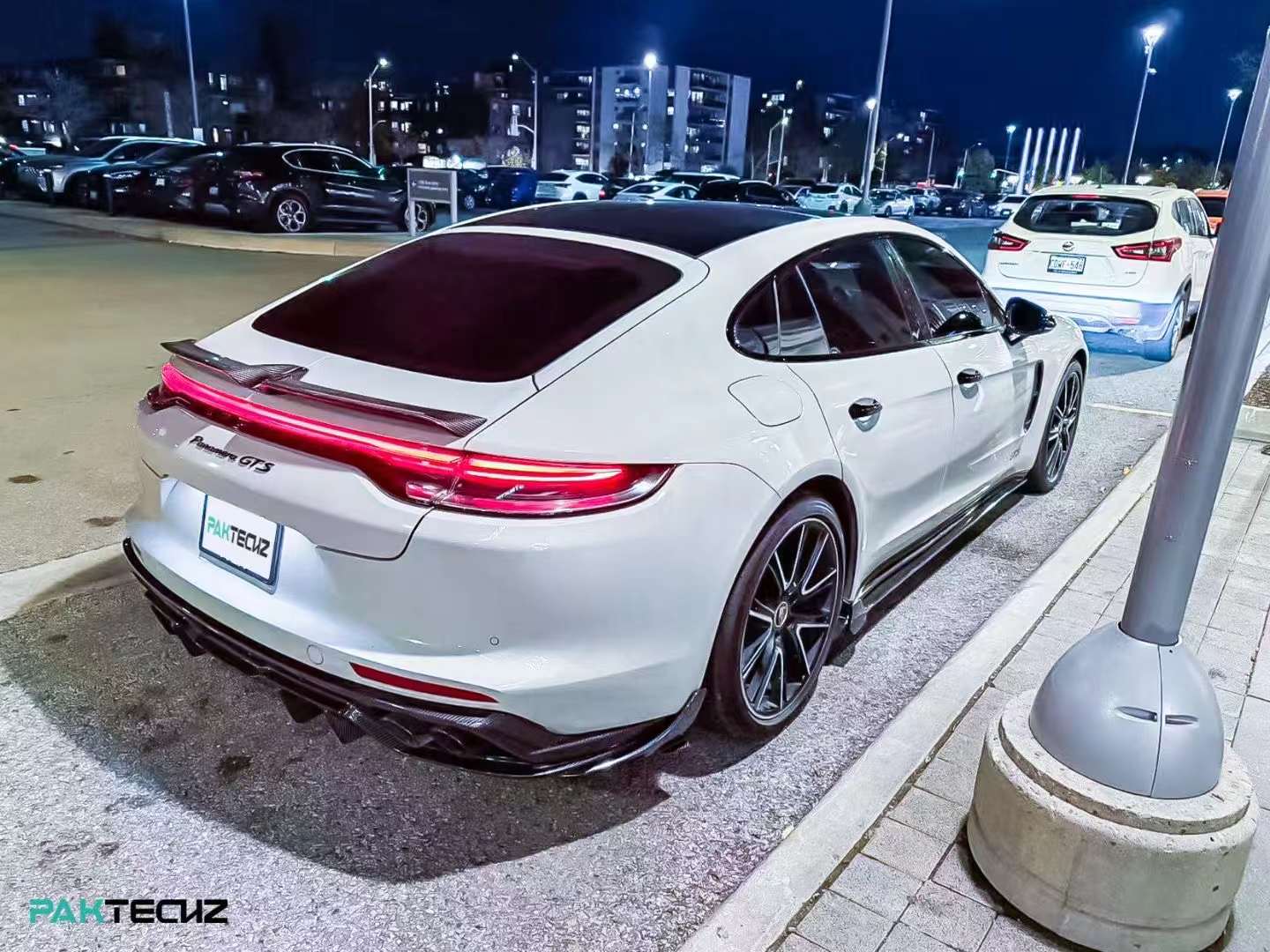 Dry Carbon Fiber Porsche Panamera (971) Rear Spoiler (Paktechz Design)