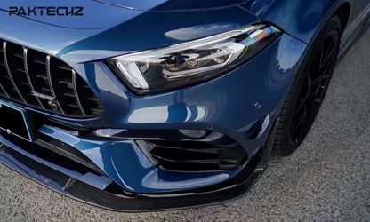 Dry Carbon Fiber Mercedes A-Class (W177) Front Lip Ver.2 (Paktechz Design)