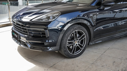 Dry Carbon Fiber Porsche Cayenne (9YA) Front Lip Ver.2 (Paktechz Design)