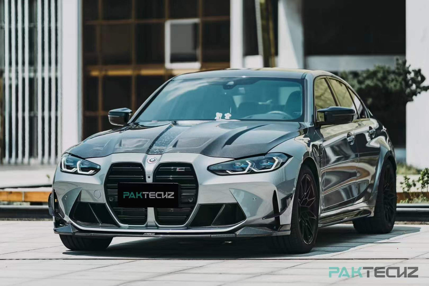 Dry Carbon Fiber BMW M3/M4 (G8X) Hood (Paktechz Design)