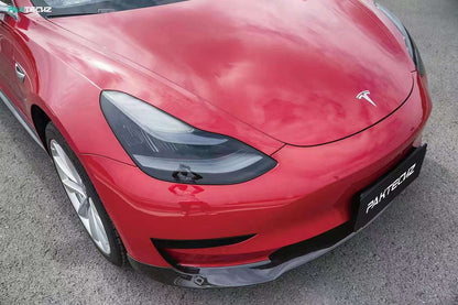 Dry Carbon Fiber Tesla Model 3 Front Lip (Paktechz Design)