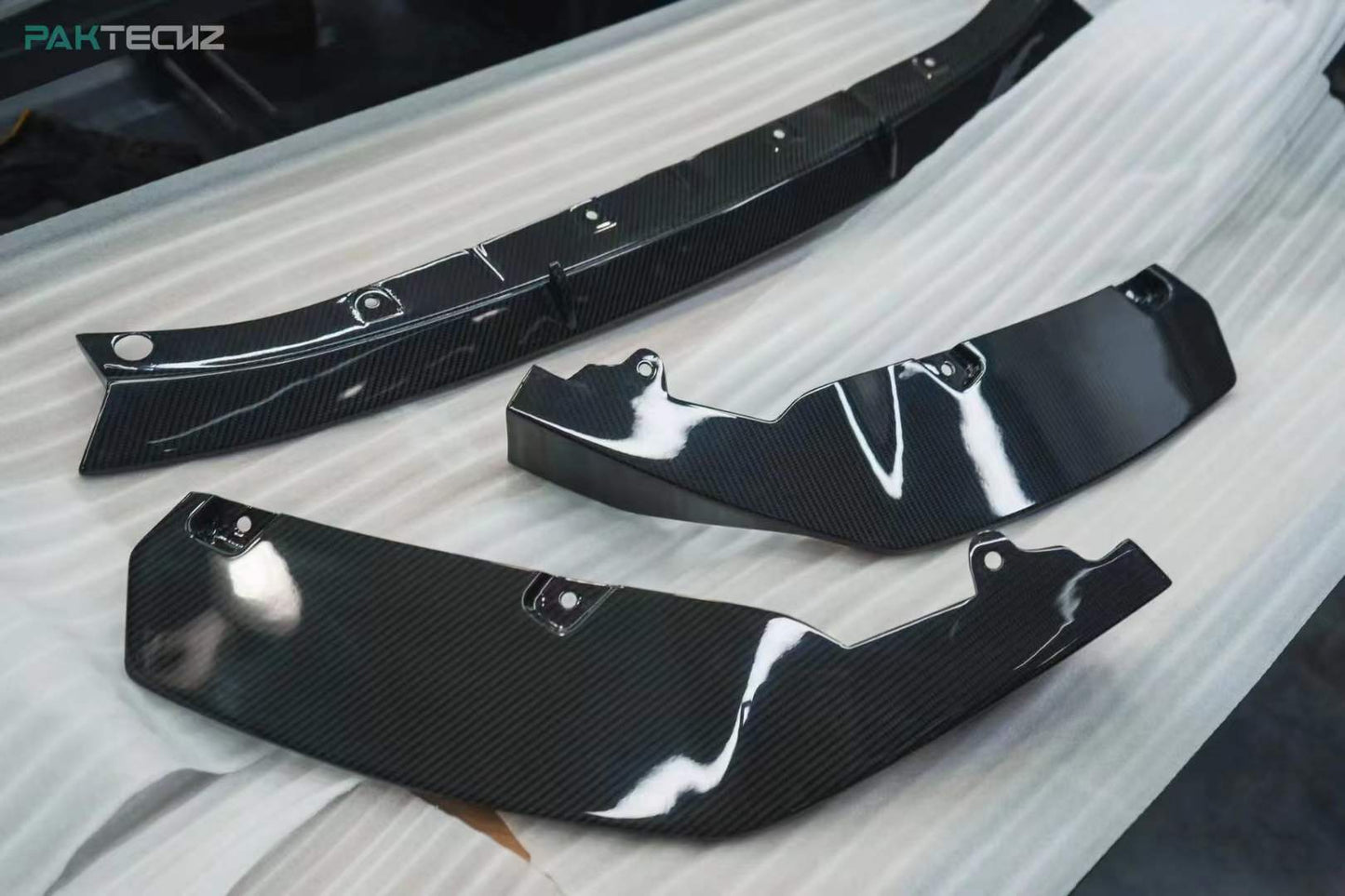 Dry Carbon Fiber BMW M2 (G87) Front Lip (Paktechz Design)