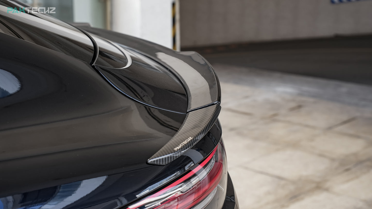 Dry Carbon Fiber Porsche Cayenne (9YA) Ducktail Rear Spoiler (Paktechz Design)
