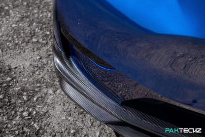 Dry Carbon Fiber Tesla Model Y Front Lip (Paktechz Design)