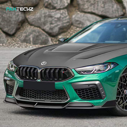 Dry Carbon Fiber BMW M8 (F9X) Front Canards (Paktechz Design)