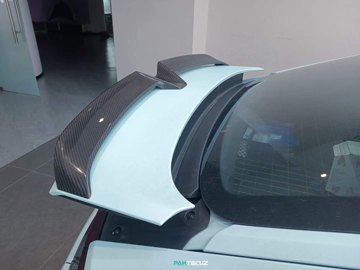 Dry Carbon Fiber Porsche Panamera (971) Rear Spoiler (Paktechz Design)