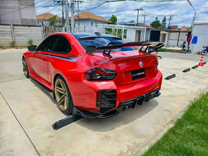 Dry Carbon Fiber BMW M2 (G87) Rear Wing (Paktechz Design)