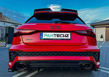 Dry Carbon Fiber Audi RS3 (8Y) Rear Diffuser (Paktechz Design)