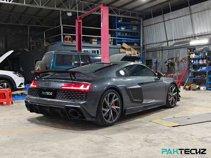 Dry Carbon Fiber Audi R8 Rear Diffuser (Paktechz Design)