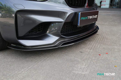 Dry Carbon Fiber BMW M2 (F87) Front Lip (Paktechz Design)