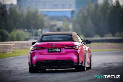 Dry Carbon Fiber BMW M3/M4 (G8X) Rear Diffuser (Paktechz Design)