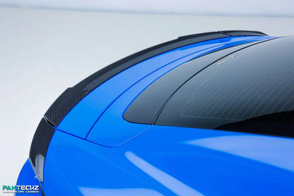 Dry Carbon Fiber Porsche Taycan Ducktail Rear Spoiler (Paktechz Design)