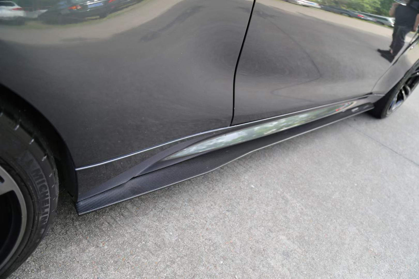 Dry Carbon Fiber BMW M2 (F87) Side Skirts (Paktechz Design)