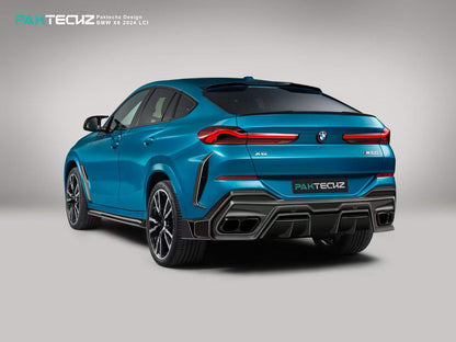 Dry Carbon Fiber BMW X6 (G06) Side Skirts (Paktechz Design)