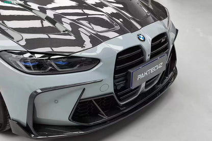 Dry Carbon Fiber BMW M3/M4 (G8X) Front Vent Trim (Paktechz Design)