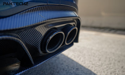 Dry Carbon Fiber Mercedes A-Class (W177) Rear Diffuser Ver.1 (Paktechz Design)