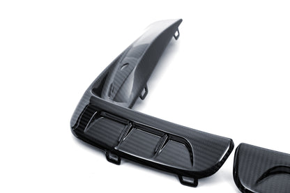 Dry Carbon Fiber BMW M8 (F9X) Front Canards (Paktechz Design)