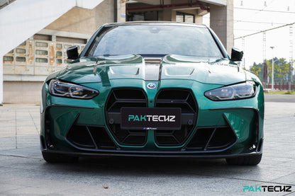Dry Carbon Fiber BMW M3/M4 (G8X) Front Lip (Paktechz Design)