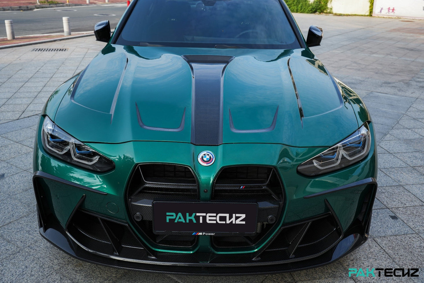 Dry Carbon Fiber BMW M3/M4 (G8X) Front Canards (Paktechz Design)