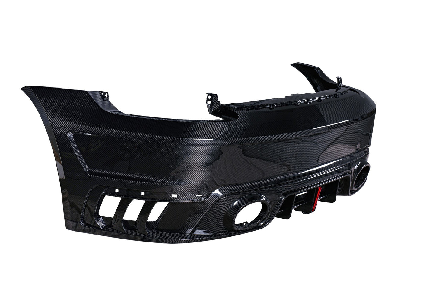 Dry Carbon Fiber Porsche Turbo S (992) Rear Diffuser + Bumper (Paktechz Design)