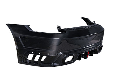 Dry Carbon Fiber Porsche Turbo S (992) Rear Diffuser + Bumper (Paktechz Design)